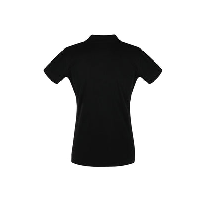 Black - Side - SOLS Womens-Ladies Perfect Pique Short Sleeve Polo Shirt