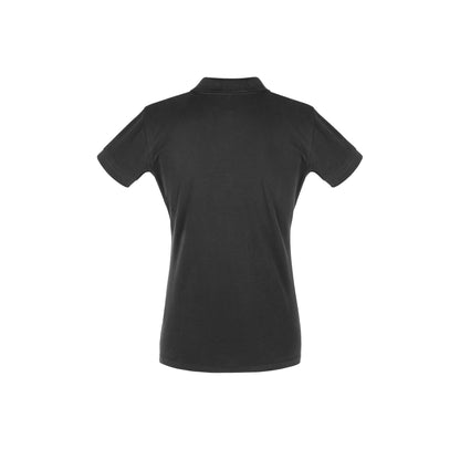 Dark Grey - Side - SOLS Womens-Ladies Perfect Pique Short Sleeve Polo Shirt