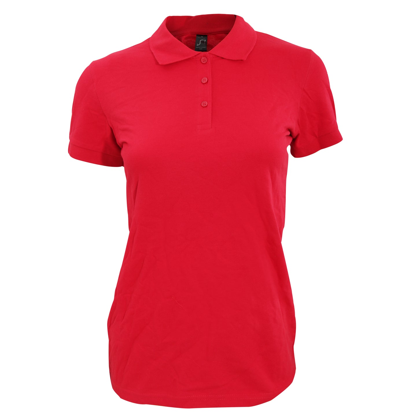 Red - Front - SOLS Womens-Ladies Perfect Pique Short Sleeve Polo Shirt