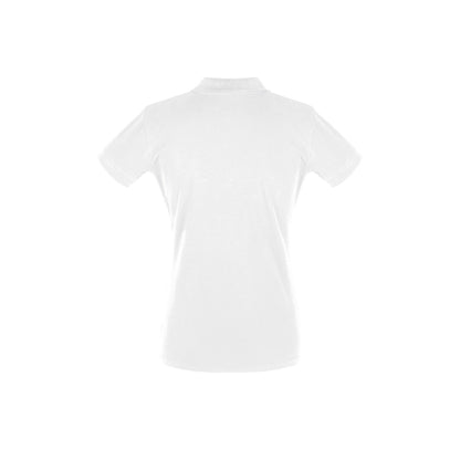 White - Side - SOLS Womens-Ladies Perfect Pique Short Sleeve Polo Shirt