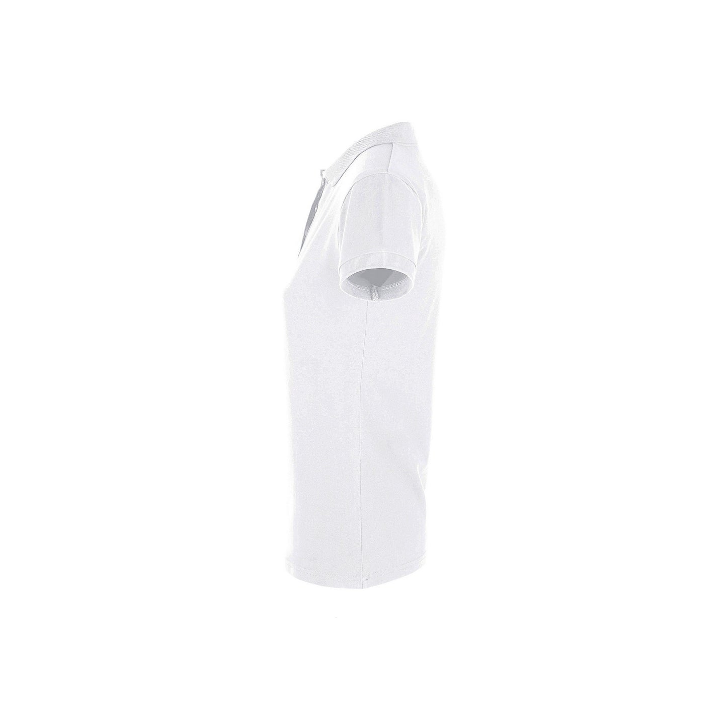 White - Lifestyle - SOLS Womens-Ladies Perfect Pique Short Sleeve Polo Shirt