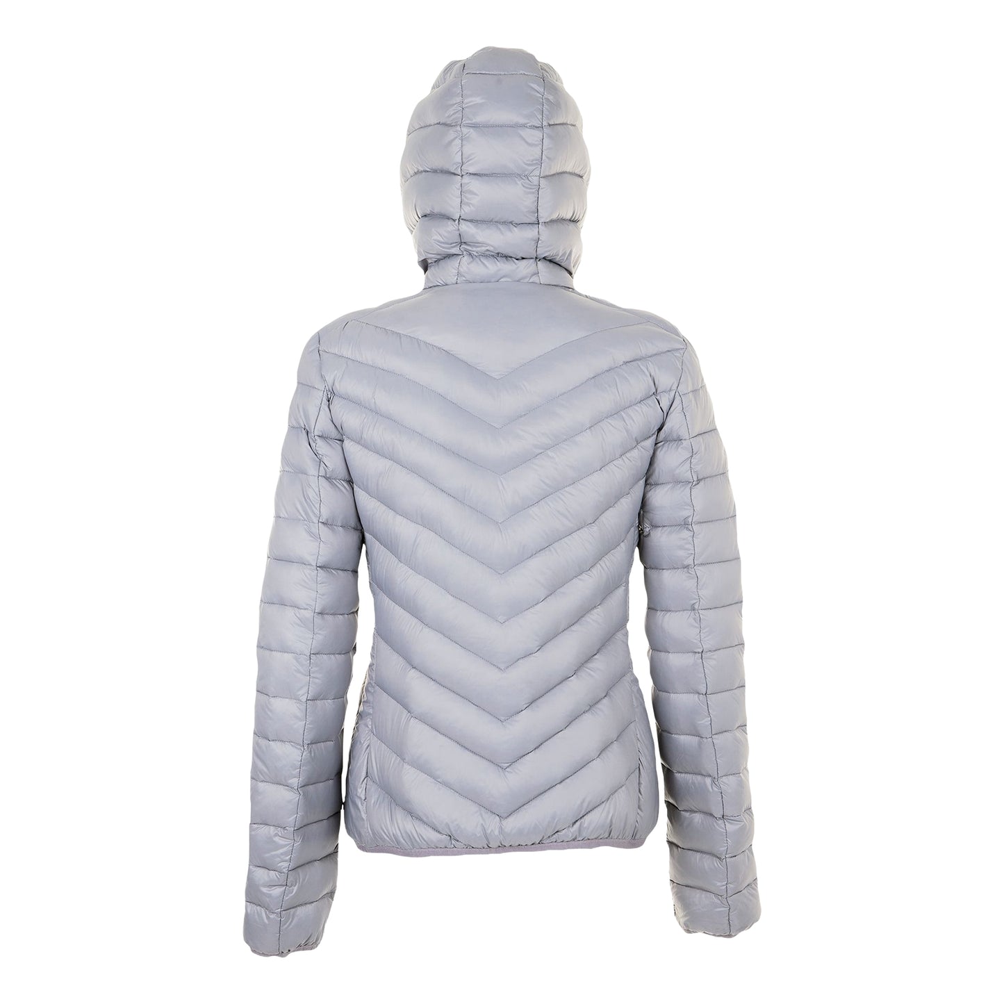 Metal Grey - Back - SOLS Womens-Ladies Ray Padded Jacket