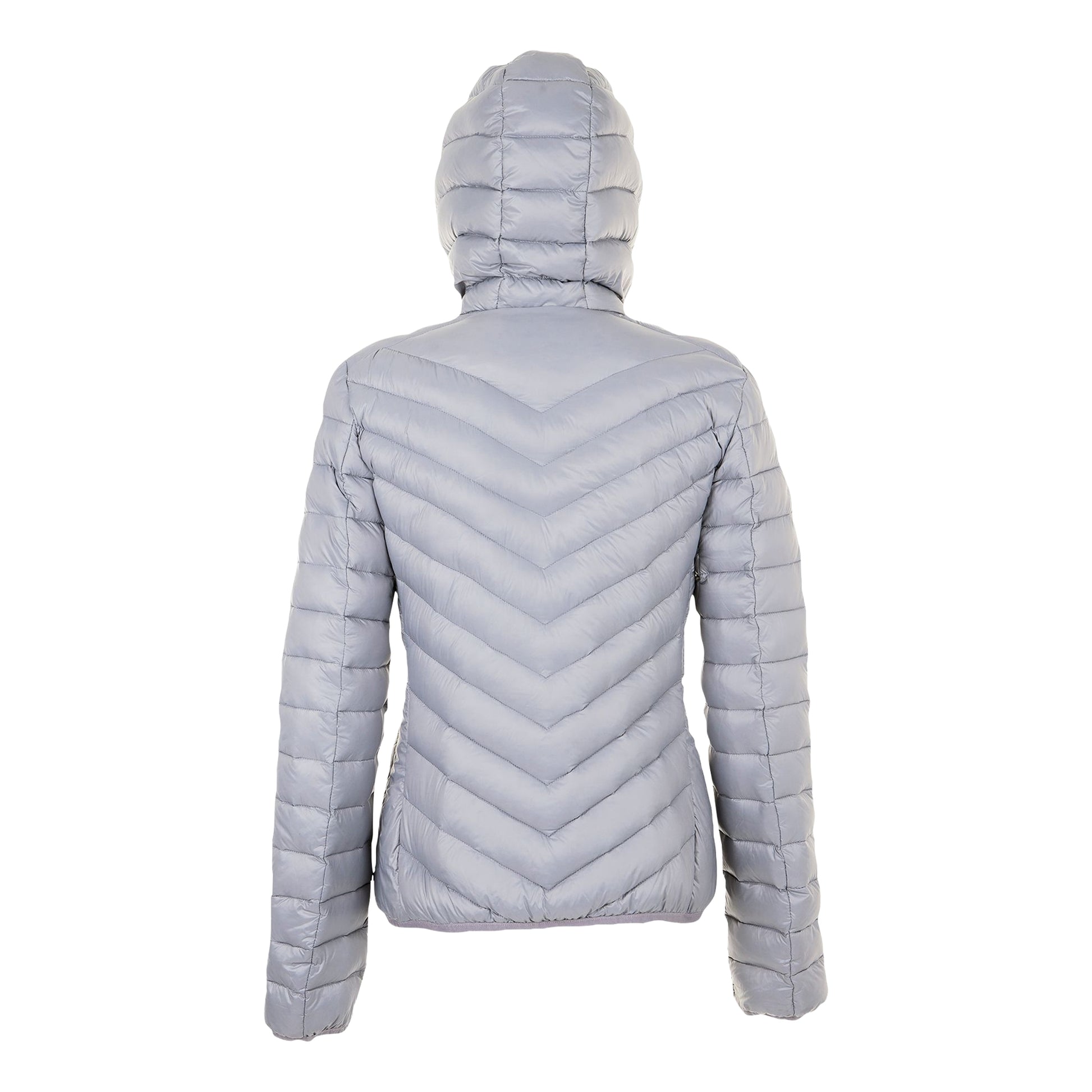 Metal Grey - Back - SOLS Womens-Ladies Ray Padded Jacket