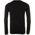 Black - Back - SOLS Mens Glory V Neck Sweater