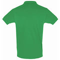 Kelly Green - Back - SOLS Mens Perfect Pique Short Sleeve Polo Shirt