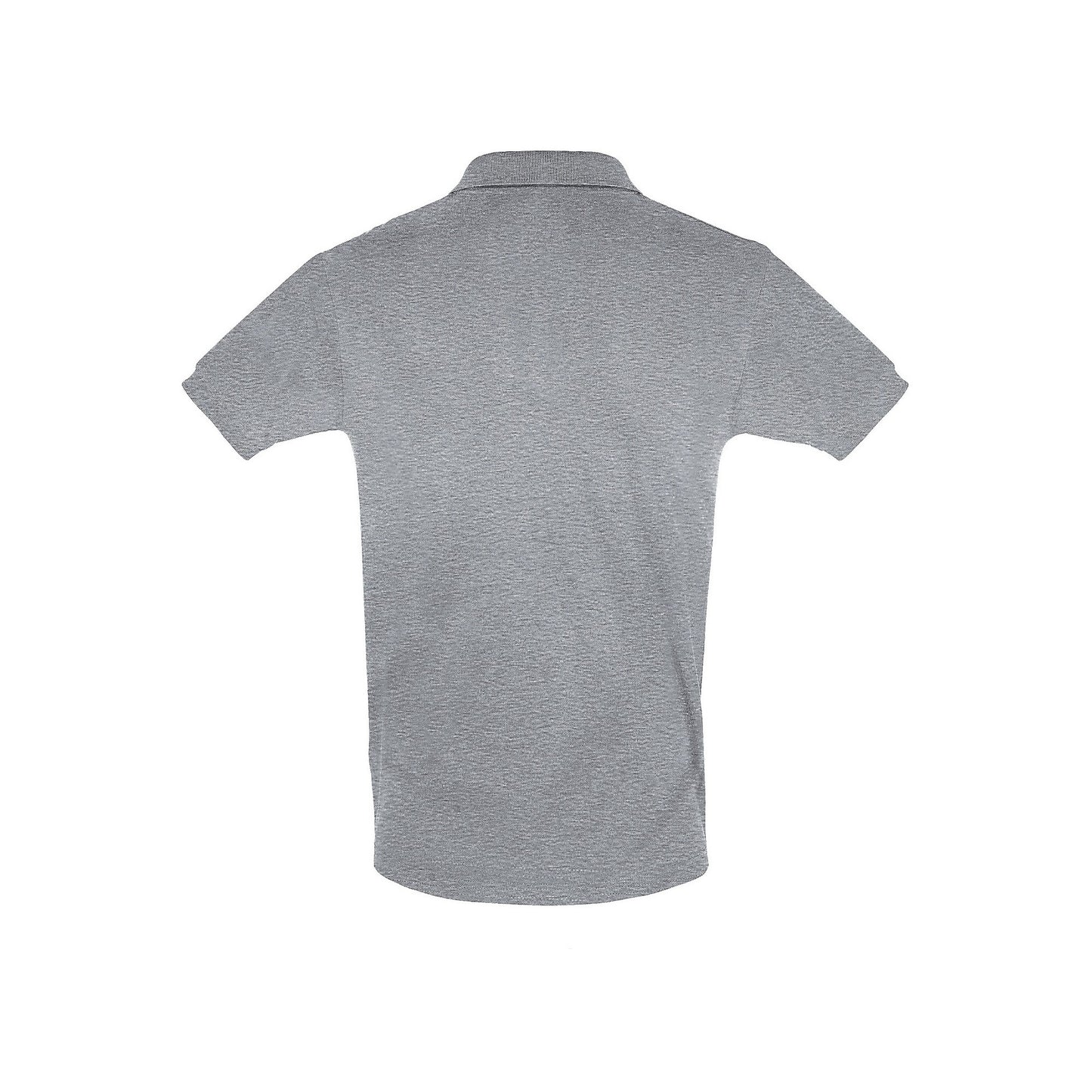 Grey Marl - Back - SOLS Mens Perfect Pique Short Sleeve Polo Shirt