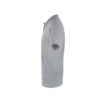 Grey Marl - Side - SOLS Mens Perfect Pique Short Sleeve Polo Shirt