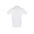 White - Side - SOLS Mens Perfect Pique Short Sleeve Polo Shirt