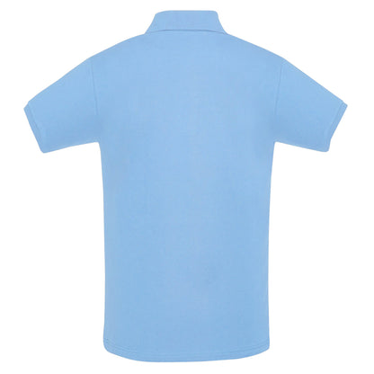Sky Blue - Back - SOLS Mens Perfect Pique Short Sleeve Polo Shirt