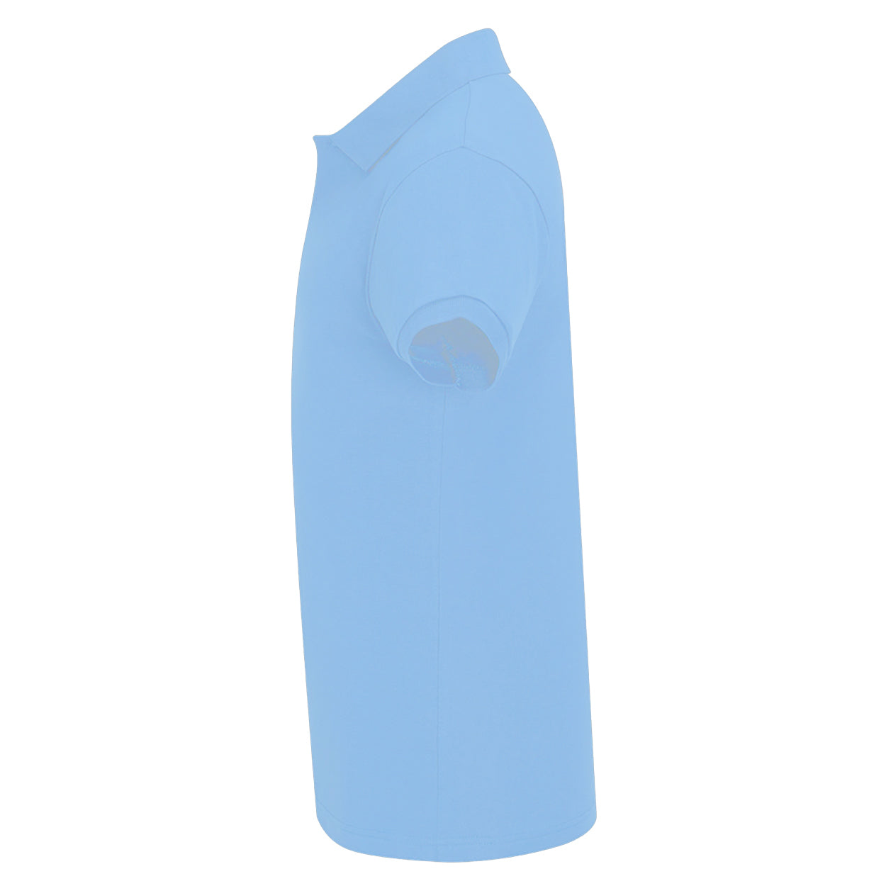 Sky Blue - Side - SOLS Mens Perfect Pique Short Sleeve Polo Shirt