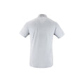 Pure Grey - Side - SOLS Mens Perfect Pique Short Sleeve Polo Shirt
