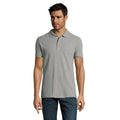 Grey Marl - Back - SOLS Mens Perfect Pique Short Sleeve Polo Shirt