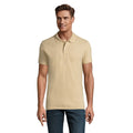 Sand - Side - SOLS Mens Perfect Pique Short Sleeve Polo Shirt