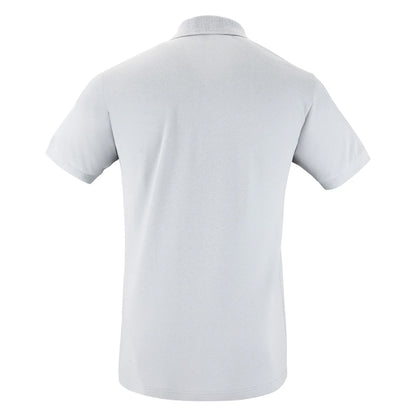 Pure Grey - Back - SOLS Mens Perfect Pique Short Sleeve Polo Shirt