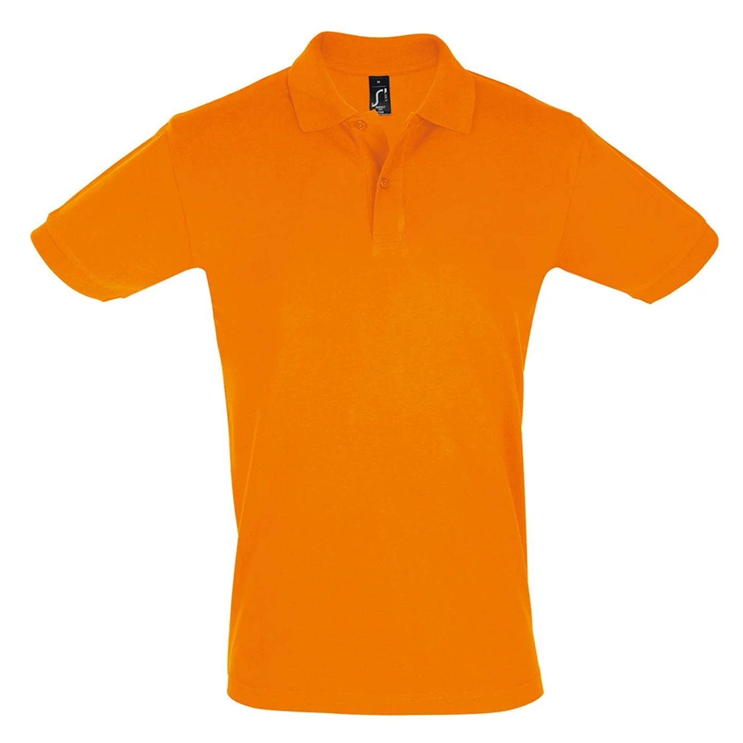 Orange - Front - SOLS Mens Perfect Pique Short Sleeve Polo Shirt