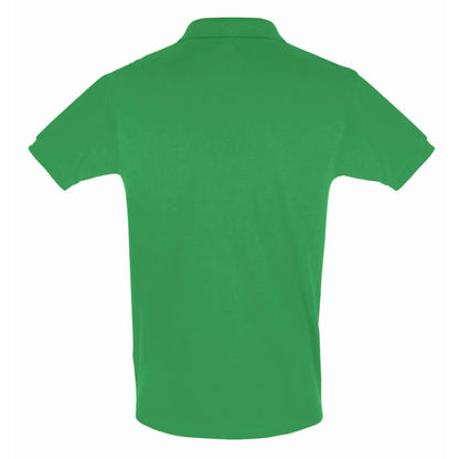 Kelly Green - Back - SOLS Mens Perfect Pique Short Sleeve Polo Shirt