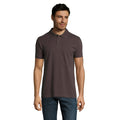 Dark Grey - Lifestyle - SOLS Mens Perfect Pique Short Sleeve Polo Shirt