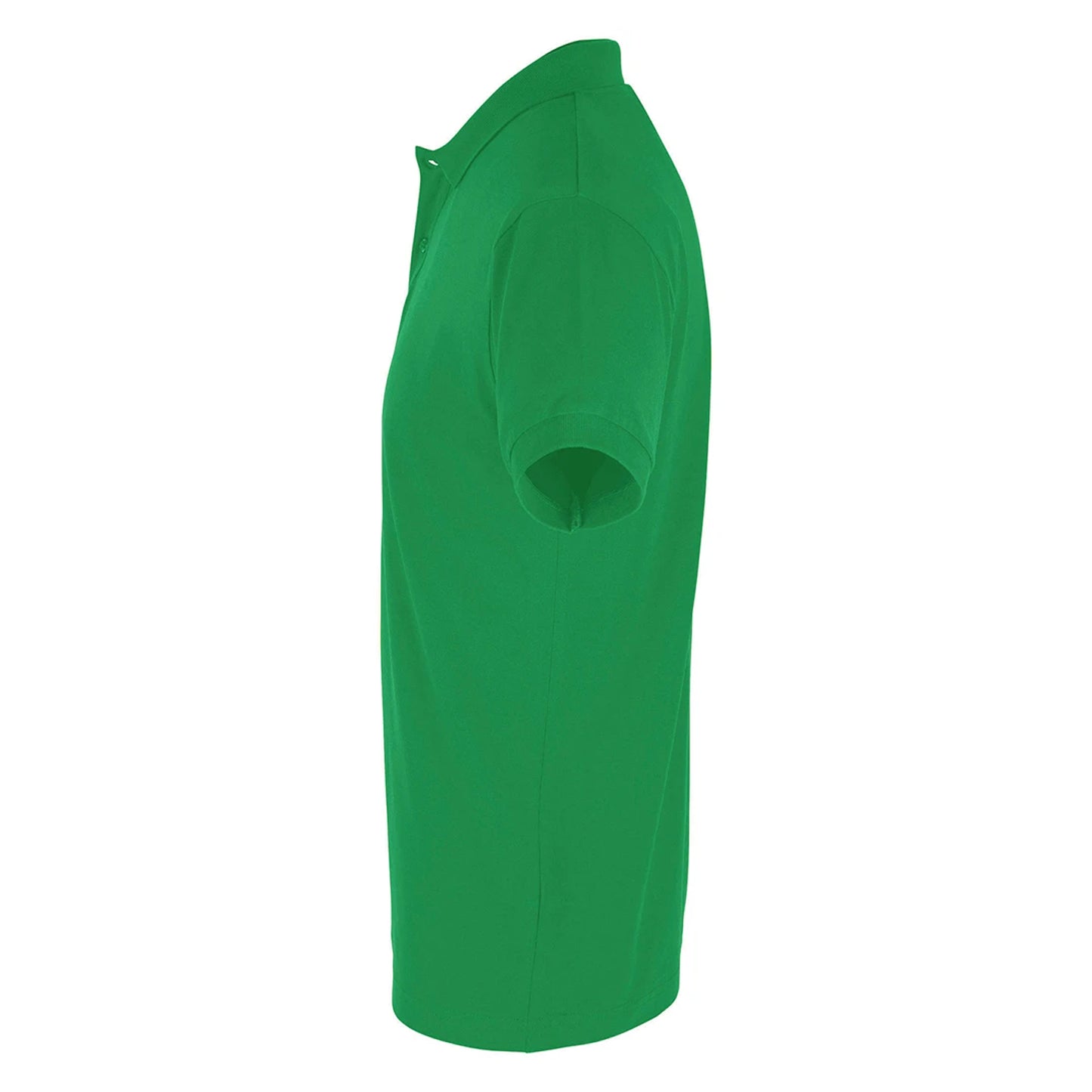 Kelly Green - Side - SOLS Mens Perfect Pique Short Sleeve Polo Shirt