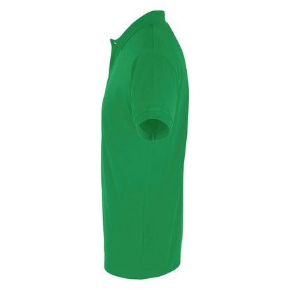 Kelly Green - Side - SOLS Mens Perfect Pique Short Sleeve Polo Shirt