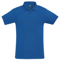 Royal Blue - Front - SOLS Mens Perfect Pique Short Sleeve Polo Shirt