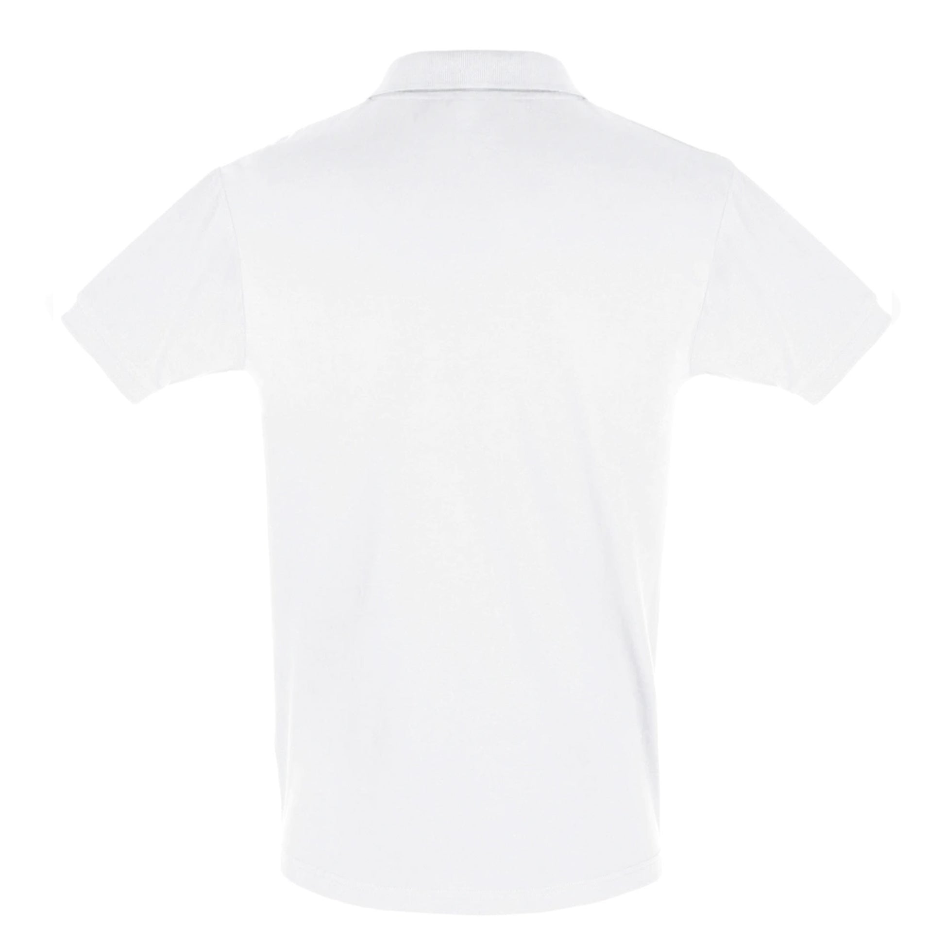 White - Back - SOLS Mens Perfect Pique Short Sleeve Polo Shirt