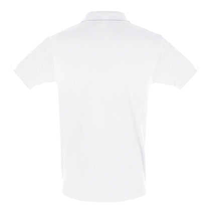 White - Back - SOLS Mens Perfect Pique Short Sleeve Polo Shirt
