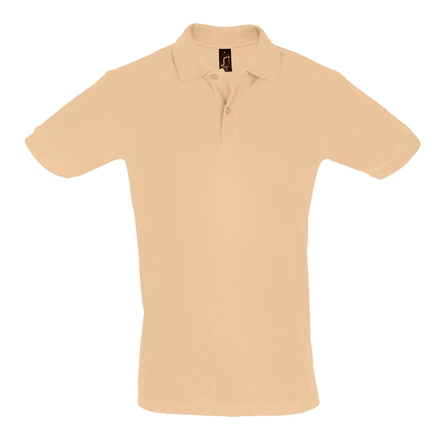 Sand - Front - SOLS Mens Perfect Pique Short Sleeve Polo Shirt