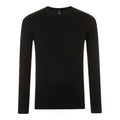 Black - Front - SOLS Mens Ginger Crew Neck Sweater