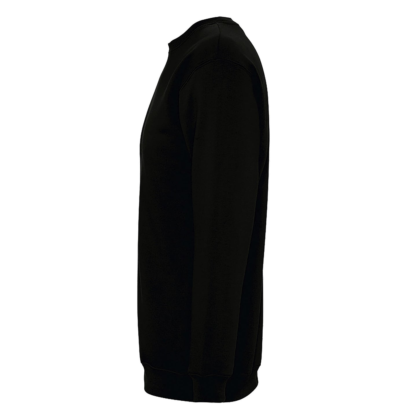 Black - Side - SOLS Unisex Supreme Sweatshirt