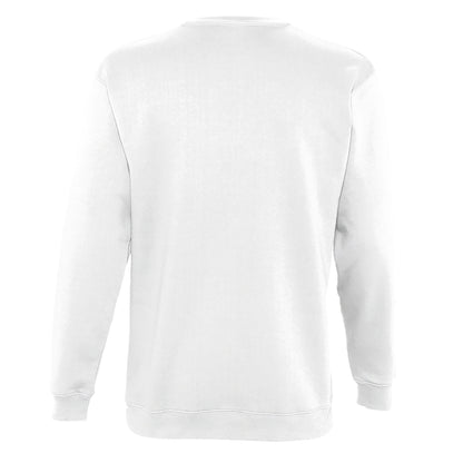 White - Back - SOLS Unisex Supreme Sweatshirt