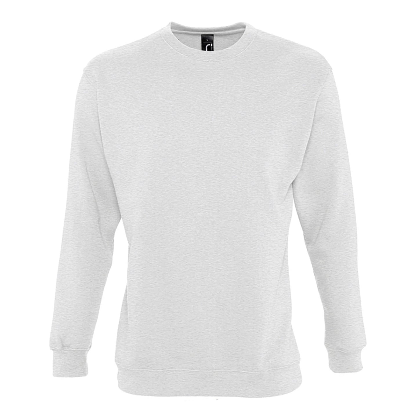 Ash - Front - SOLS Unisex Supreme Sweatshirt