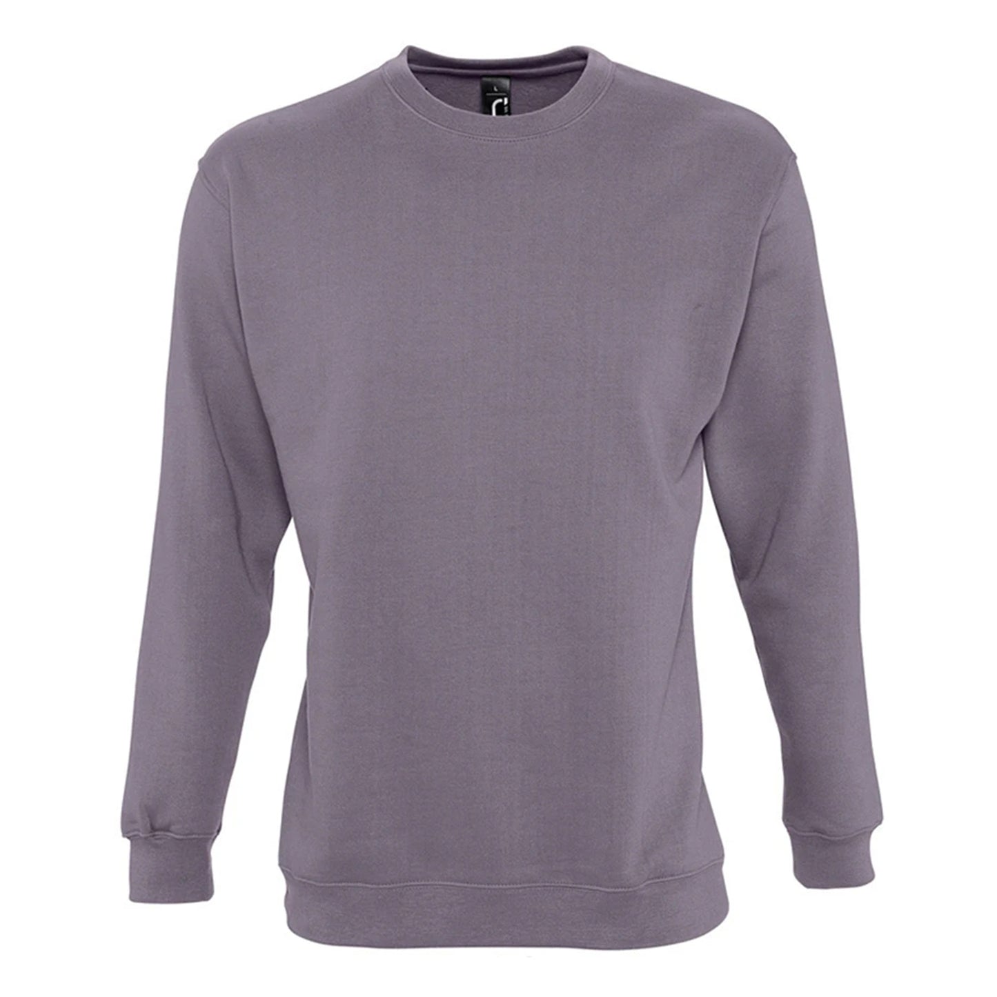 Grey - Front - SOLS Unisex Supreme Sweatshirt