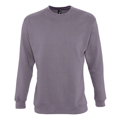 Grey - Front - SOLS Unisex Supreme Sweatshirt