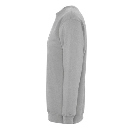 Grey Marl - Side - SOLS Unisex Supreme Sweatshirt
