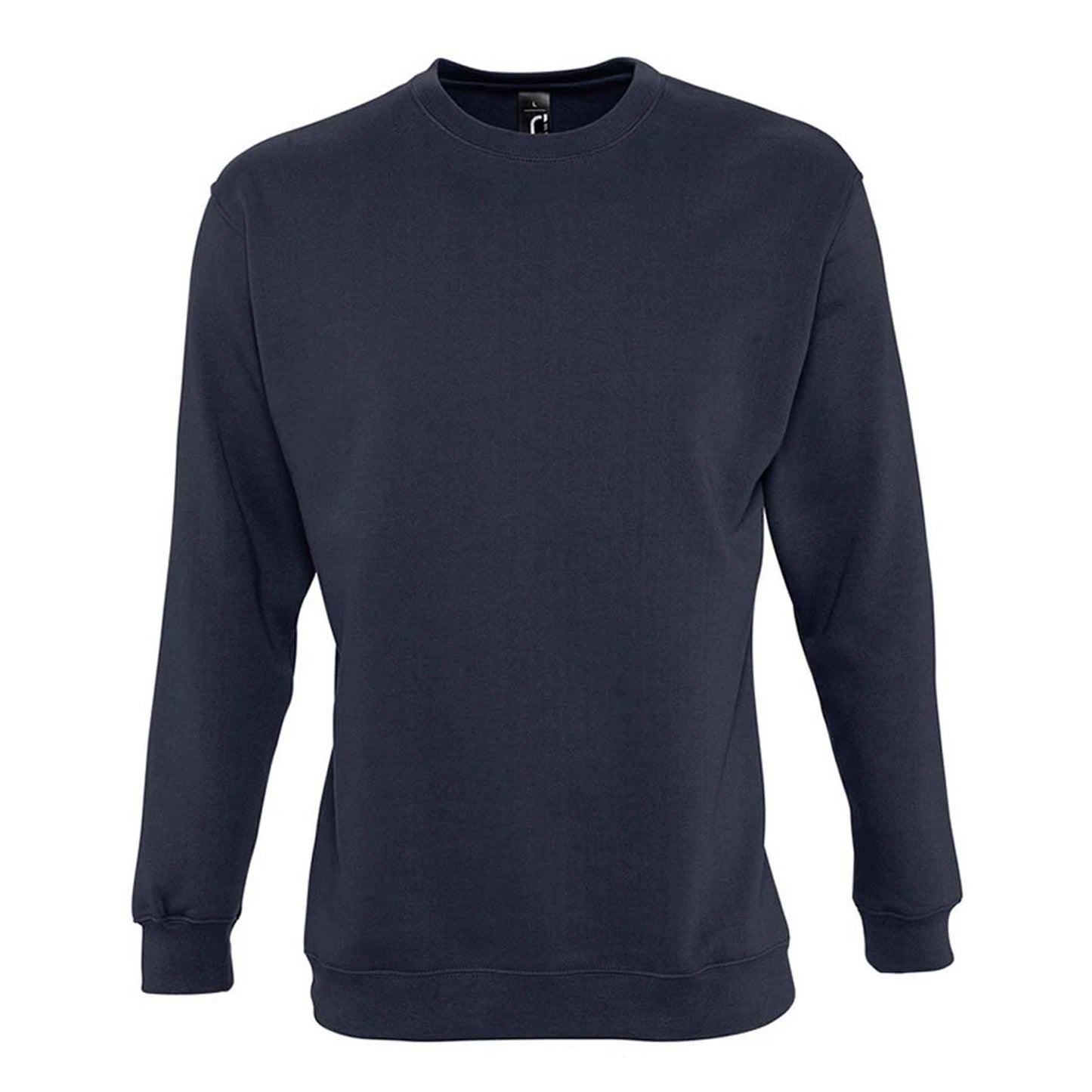 Navy - Front - SOLS Unisex Supreme Sweatshirt
