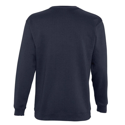 Navy - Back - SOLS Unisex Supreme Sweatshirt