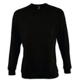 Black - Front - SOLS Unisex Supreme Sweatshirt