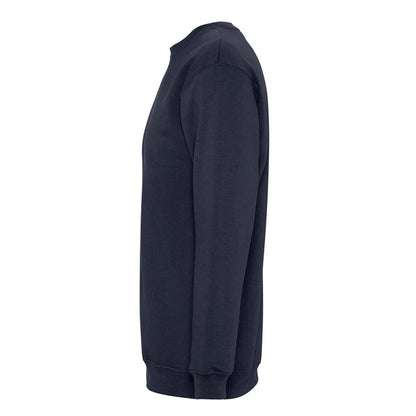 Navy - Side - SOLS Unisex Supreme Sweatshirt