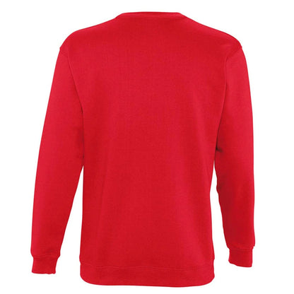 Red - Back - SOLS Unisex Supreme Sweatshirt
