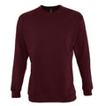 Burgundy - Front - SOLS Unisex Supreme Sweatshirt