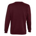 Burgundy - Back - SOLS Unisex Supreme Sweatshirt