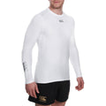 White - Back - Canterbury Mens ThermoReg Long Sleeve Base Layer Top