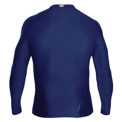 Navy - Back - Canterbury Mens ThermoReg Long Sleeve Base Layer Top