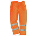Orange - Front - Yoko Unisex Work Hi-Vis Trousers