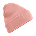 Blush - Front - Beechfield Unisex Original Cuffed Beanie Winter Hat