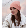 Blush - Side - Beechfield Unisex Original Cuffed Beanie Winter Hat