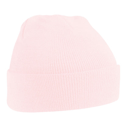 Pastel Pink - Back - Beechfield Unisex Original Cuffed Beanie Winter Hat
