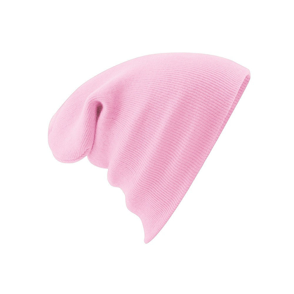 Classic Pink - Back - Beechfield Unisex Original Cuffed Beanie Winter Hat