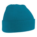 Teal - Front - Beechfield Unisex Original Cuffed Beanie Winter Hat