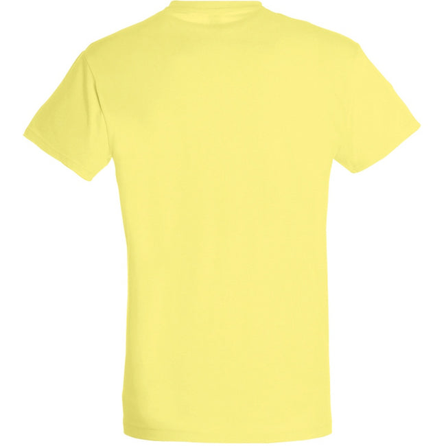 Pale Yellow - Back - SOLS Mens Regent Short Sleeve T-Shirt
